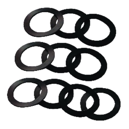 Danco Sealing Washer, Rubber, PlainFinish, 10 PK 61263